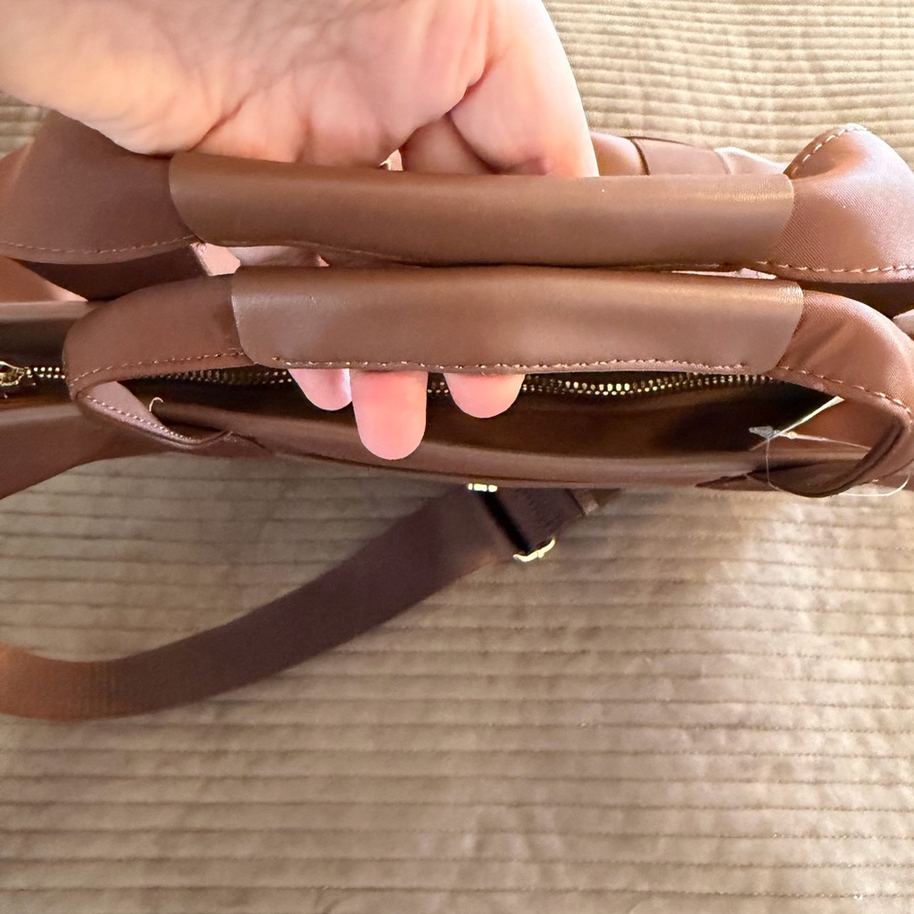 Stoney Clover Lane Espresso Nylon Pocket Convertible Tote - Picture 10 of 15